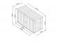Preview: Zipper Metal Bin Box ZI-MTB3